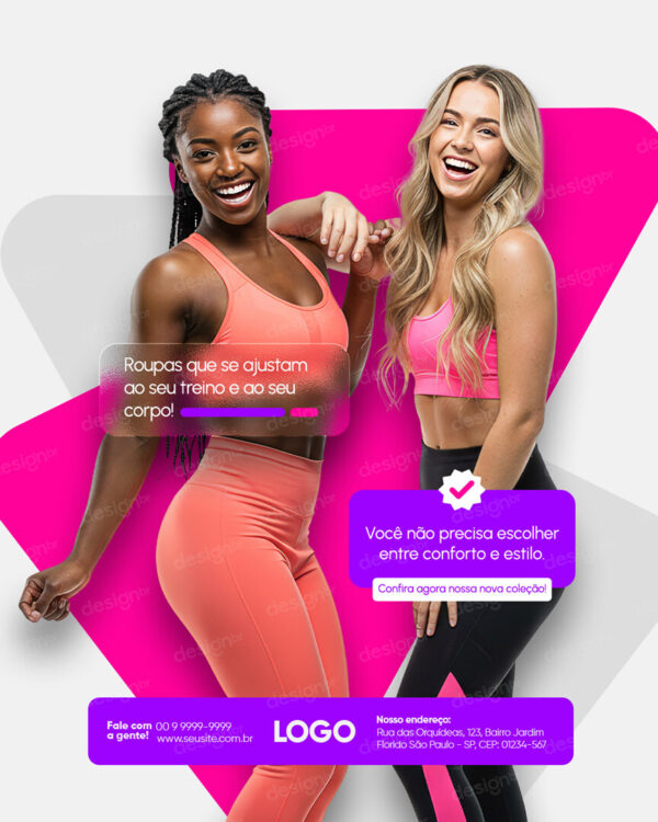 Fitness Social Media Editable PSD